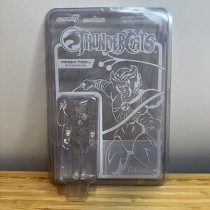 SUPER7 Thundercats ReAction INVISIBLE TYGRA 3.75'' Action Figure New